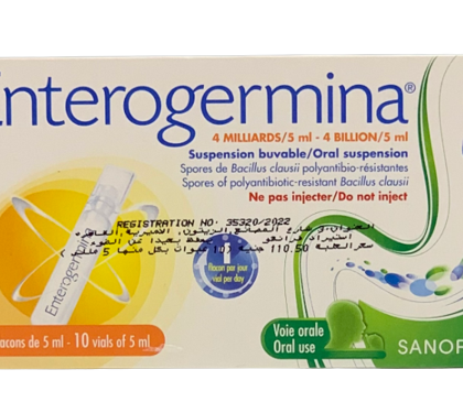 Enterogermina 4 billion per 5ml, probiotic oral suspension for adults