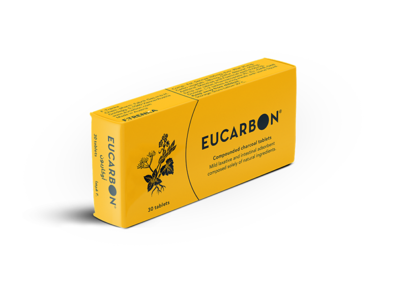 Eucarbon 30 tablets The Natural Solution for Intestinal Health