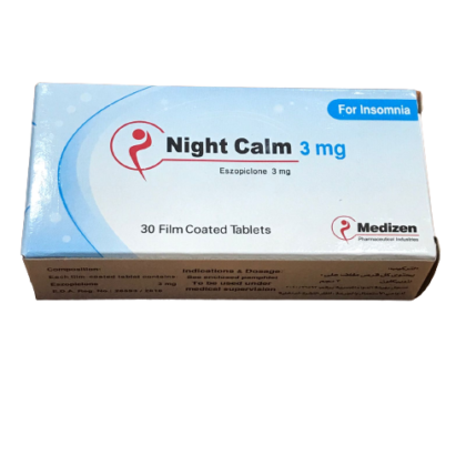 Night Calm 3mg, a sleeping aid tablets for insomnia